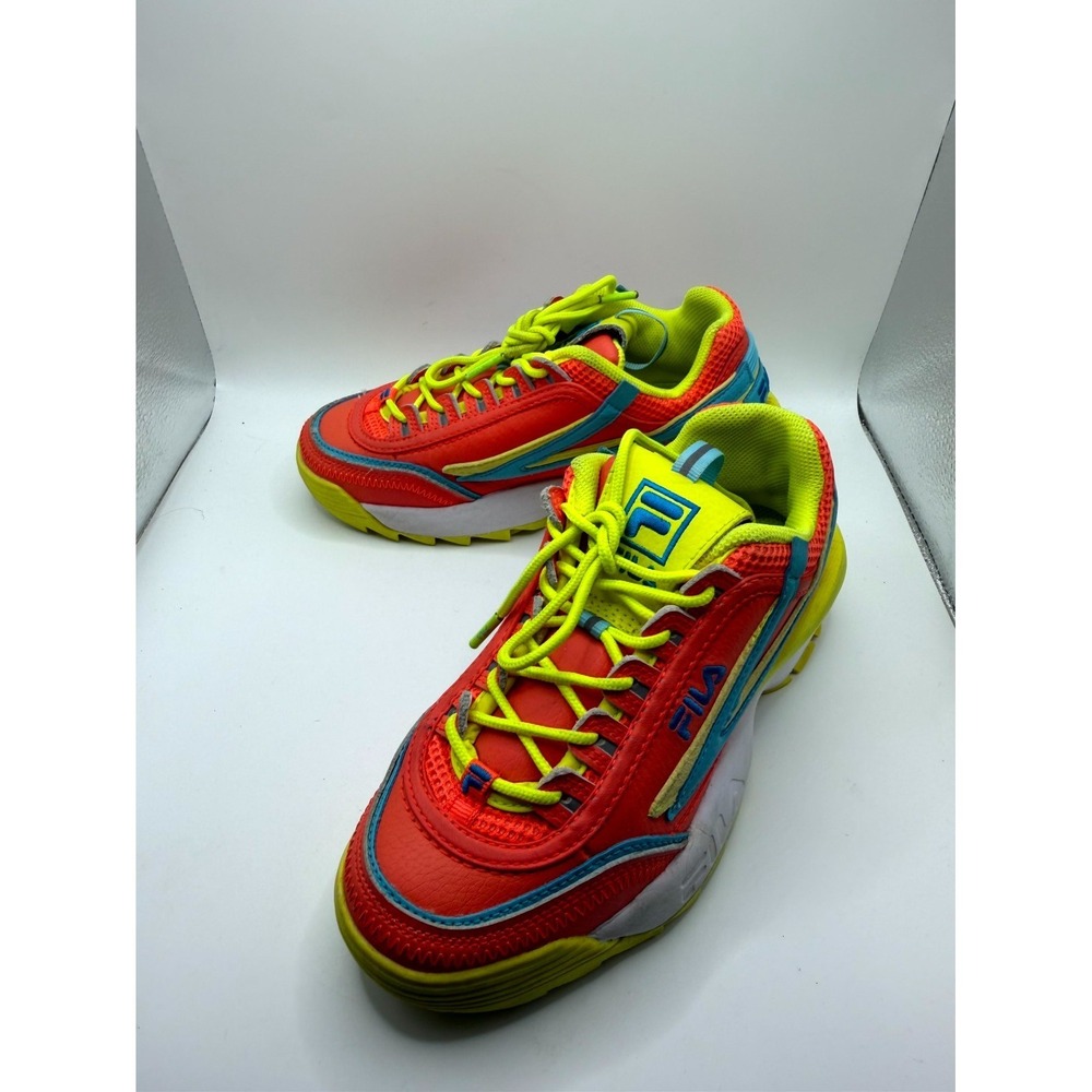 FILA Disruptor II Exp Mixed Media 5XM01765-839 Womens 6 Sneaker Multi Leather